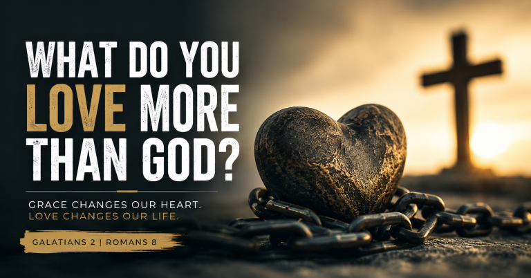What do you love more than god?